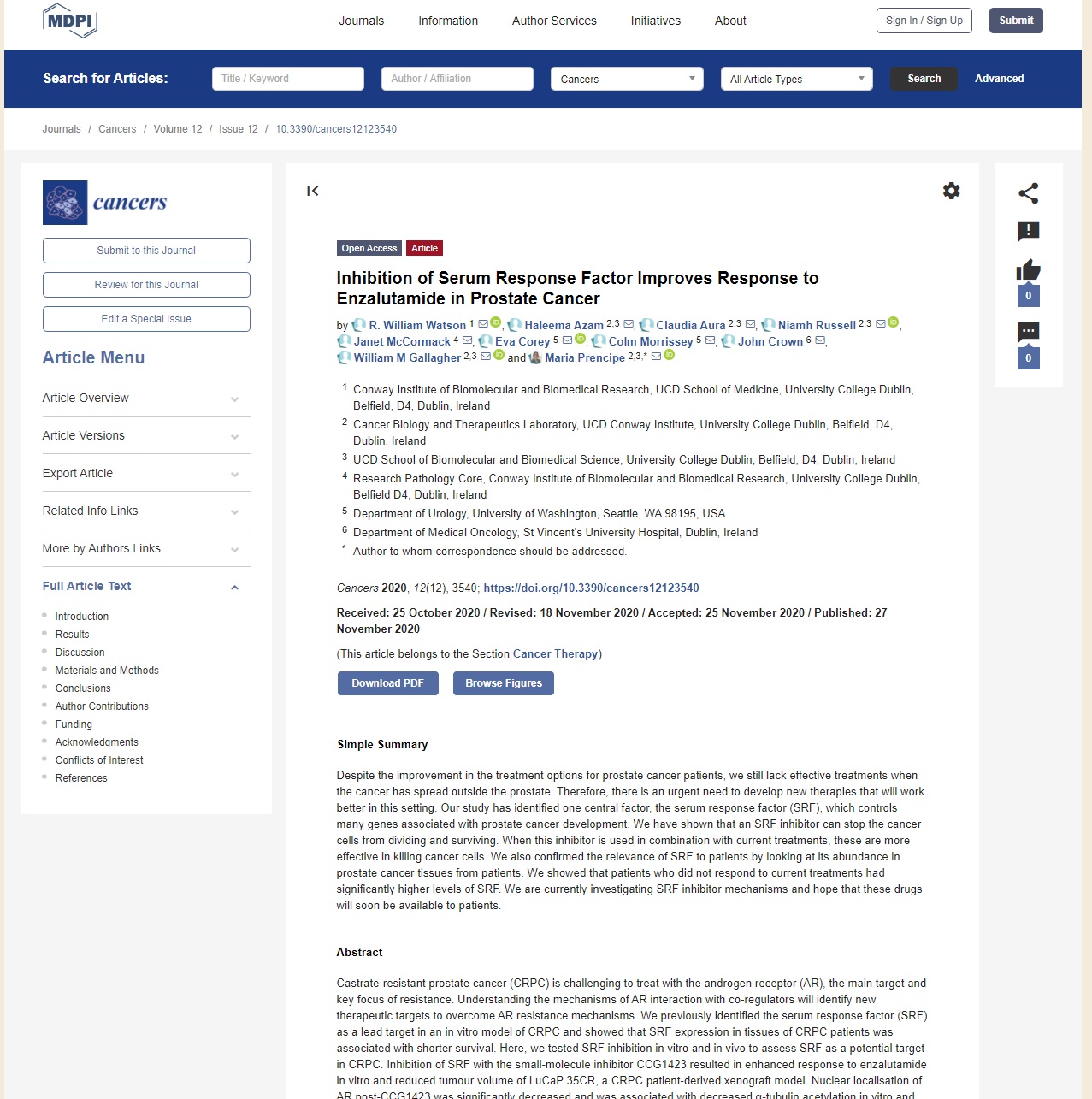 Publications Citations Prostate Cancer Biorepository Network Pcbn